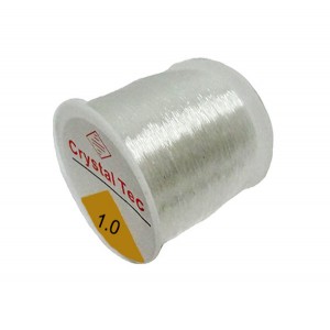 Шнур латексный эластичный 1 мм бесцветный, катушка