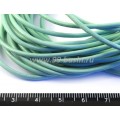 Шнурок натуральная кожа 3 мм мятный зеленый, 4 метров/упак