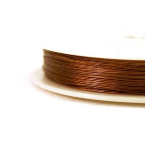 Тросик ювелирный 0,38 коричневый 6 м/упак Тросик ювелирный 0,38 коричневый 6 м/упак