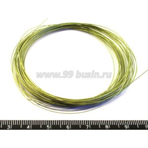 Тросик ювелирный 0,38 мм Зеленый Салатовый  6 м/упак