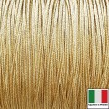 Сутаж премиум Италия 2 мм цвет Oro giallo (золото) 1 метр