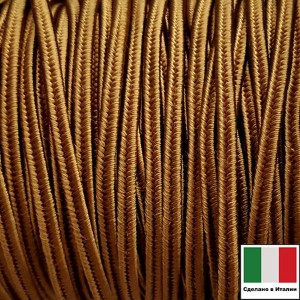 Сутаж Италия 2,5 мм цвет Bronzo antico (античная бронза) 1 метр