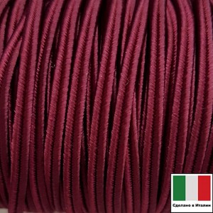 Сутаж премиум Италия 4 мм цвет Marsalla (марсала) 1 метр