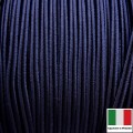 Сутаж премиум Италия 4 мм цвет Blu scuro (тёмно-синий) 1 метр