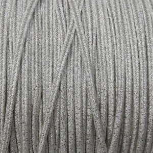 Сутаж премиум Италия 4 мм цвет Silver Metal (серебряный металлик) 1 метр