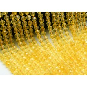 Бусины из цитрина (имитация) шарик гр.8мм, 36,5см, 49 бусин Бусины из цитрина (имитация) шарик гр.8мм, 36,5см, 49 бусин