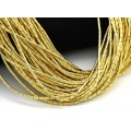 Бусины из гематита цилиндр 2*4мм цв.золотой, 40см, 94 бусин