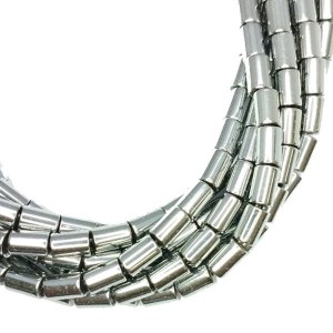 Натуральный камень ГЕМАТИТ форма Столбик 6*4 мм, цвет серебро, около 40 см/нить Натуральный камень ГЕМАТИТ форма Столбик 6*4 мм, цвет серебро, около 40 см/нить