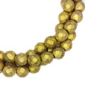 Натуральный камень ГЕМАТИТ бусины круглые граненые 8 мм, цвет матовый оливковый металлик (неравномерная окраска), около 40 см/нить Натуральный камень ГЕМАТИТ бусины круглые граненые 8 мм, цвет матовый оливковый металлик (неравномерная окраска), около 40 см/нить