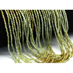 Бусины из пренита (Гроссуляра) шарик гр.2мм, 39см, 194 бусины