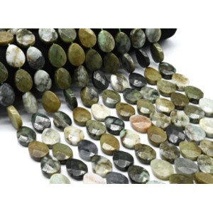 Бусины из жадеита капля гр.15*20мм, 40см, 20 бусин