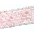 Бусины из розового кварца галтовка 12-14мм, 38см, 21 бусина Бусины из розового кварца галтовка 12-14мм, 38см, 21 бусина