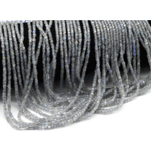 Бусины из лабрадорита кубик 2мм, 38см, 170 бусин Бусины из лабрадорита кубик 2мм, 38см, 170 бусин