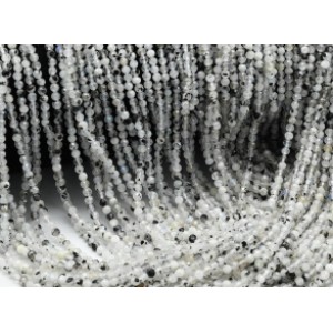 Бусины из лунного камня (Адуляр) шарик гр.2мм, 36,5см, 150 бусин