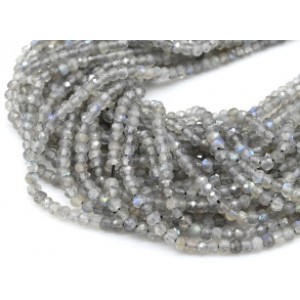 Бусины из лабрадора рондель гр.3*2мм, 36см, 158 бусины