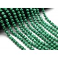 Бусины из малахита шарик 8-9мм, 40см, 47 бусин