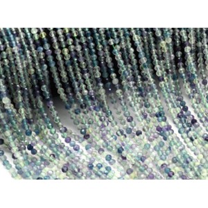 Бусины из флюорита шарик гр.3мм, 38,5см, 136 бусин