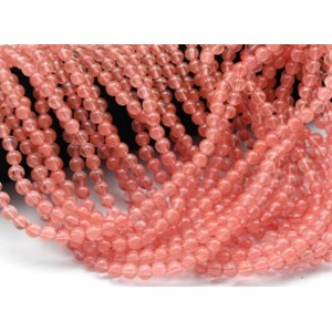 Бусины из халцедона искусственного шарик 6мм, 38см, 58 бусин