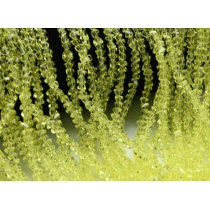 Бусины из циркона (имитация) огранка 4мм цв.желтый, 35см, 136 бусин Бусины из циркона (имитация) огранка 4мм цв.желтый, 35см, 136 бусин