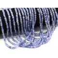 Бусины из танзанита кубик гр.4мм, 39см, 102 бусины