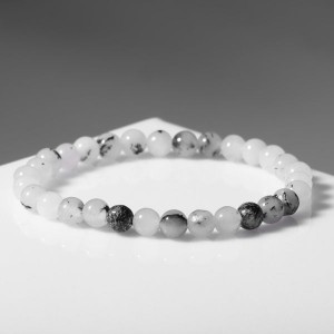 Браслет шар №6 "Агат волосатик"