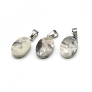 Кулон из агата львиная шкура овал гр.13*18мм Кулон из агата львиная шкура овал гр.13*18мм