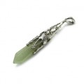 Кристалл - Кулон-маятник 8*50мм с авантюрином зеленым