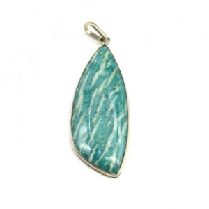 Кулон амазонит "Грация" 21*52мм.