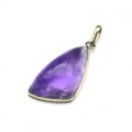 Кулон с аметистом "Грация" 18*32мм