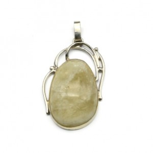 Кулон с цитрином 28*42мм.