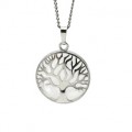 Кулон Дерево двусторонняя в металле с горным хрусталем 27*27мм Кулон Дерево двусторонняя в металле с горным хрусталем 27*27мм