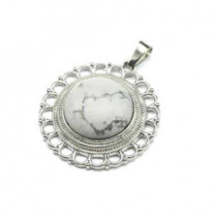 Кулон из кахолонга круг 35мм