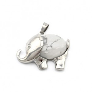 Кулон Слон 38*25мм с кахолонгом