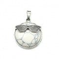 Кулон Смайл 27мм с кахолонгом (иск.)