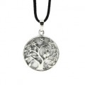 Кулон Дерево двусторонний в металле с кахолонгом 27*27мм