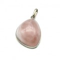 Кулон розовый кварц "Грация" 24*29мм
