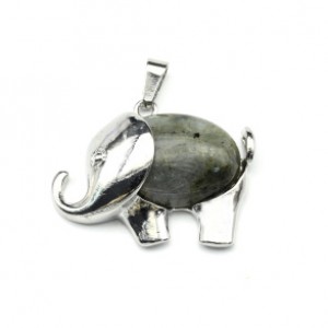 Кулон Слон 38*25мм с лабрадором