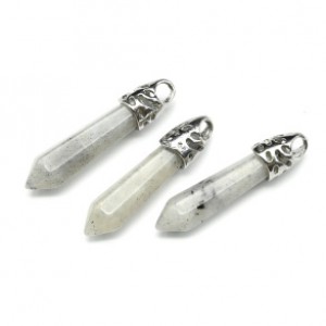 Кристалл-Кулон-маятник из лабрадорита 8*37мм