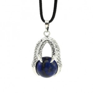 Кулон Коготь 23*30мм с шариком 16мм из лазурита