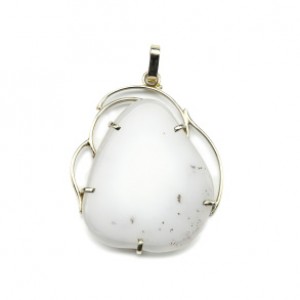 Кулон с опалом моховым 41*47мм.