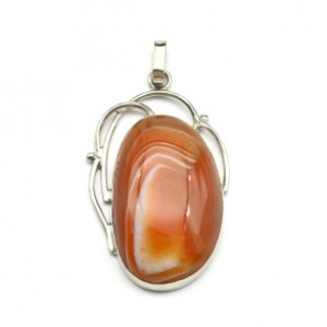 Кулон сердолик 30*44мм.