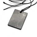 Кулон из шунгита прямоугольник 30*40мм, полированный Кулон из шунгита прямоугольник 30*40мм, полированный