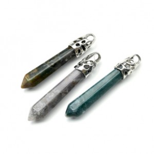 Кристалл-Кулон-маятник из яшмы 10*58мм