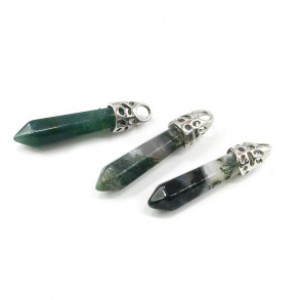 Кристалл-Кулон-маятник из яшмы 8*37мм