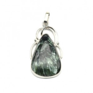 Кулон серафинит 23*38мм.