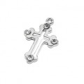 Крестик из ювелирного сплава 18*27мм (иск.) Крестик из ювелирного сплава 18*27мм (иск.)