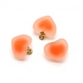 Кулон сердечко 18*14мм из акрила цвет оранжевый, 1шт (иск.) Кулон сердечко 18*14мм из акрила цвет оранжевый, 1шт (иск.)