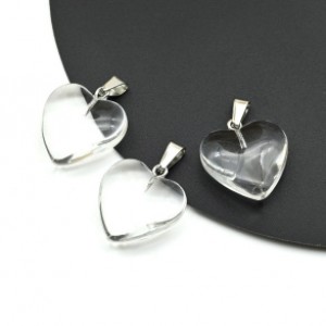 Кулон Сердце 20*20мм из хрусталя (имитация)