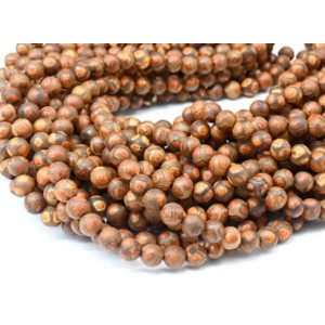 Бусины Дзи "Черепаха" из агата шарик 8мм, 37см, 47 бусин