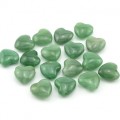 Бусины из авантюрина зеленого сердечко 25*24мм, 1шт.